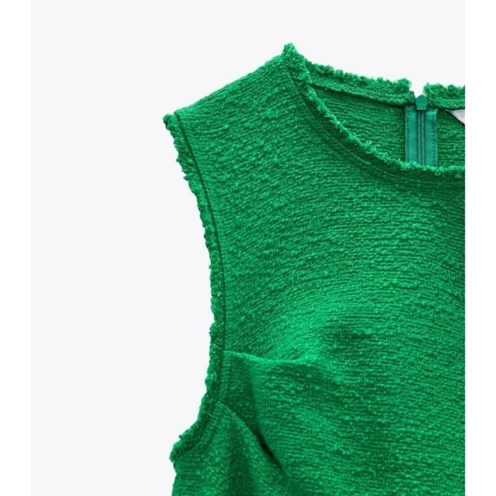 ZARA long textured weave dress - Picture 6 of 15